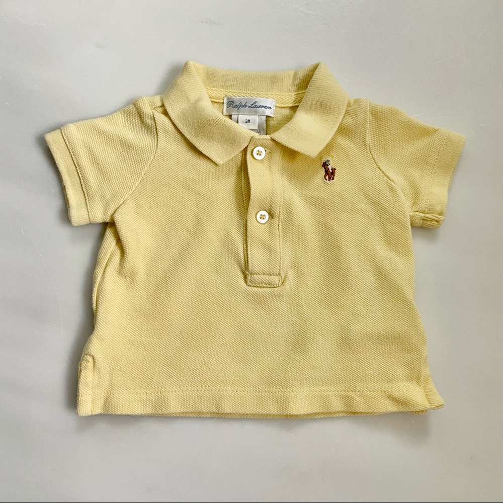 Baby Boy Yellow Polo Shirt - 3 Months